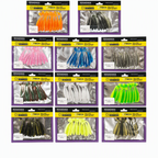 Lucky Lures 6.5cm T-Tail Soft Lure with Jig Head