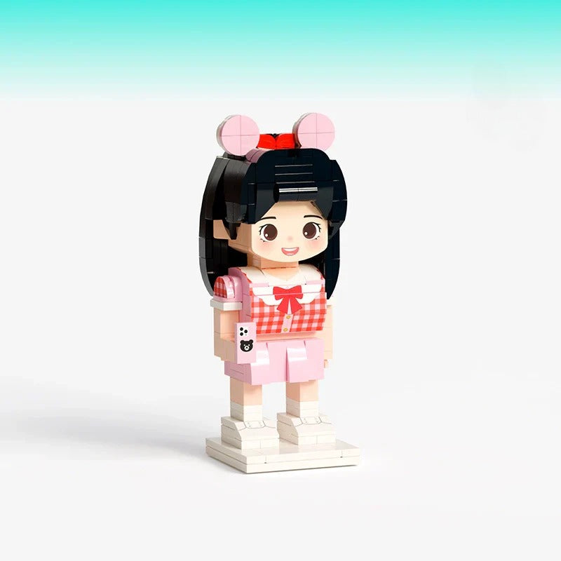 Photo building block doll customization Fangzai photo studio building block gift Qixi Valentine's Day creative gift