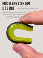 Floating Stick‑Bait Neko Drop‑Shot Rig, Salt‑Infused Strong Scent Lure for Black‑Bass and Mandarin Fish in Commercial Fishing Ponds, Soft Plastic Worm Lure for Lure Fishing