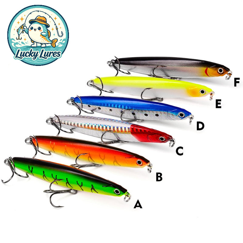 Lucky Lures Sinking Pencil Hard Lure – Long Cast Bionic Bait