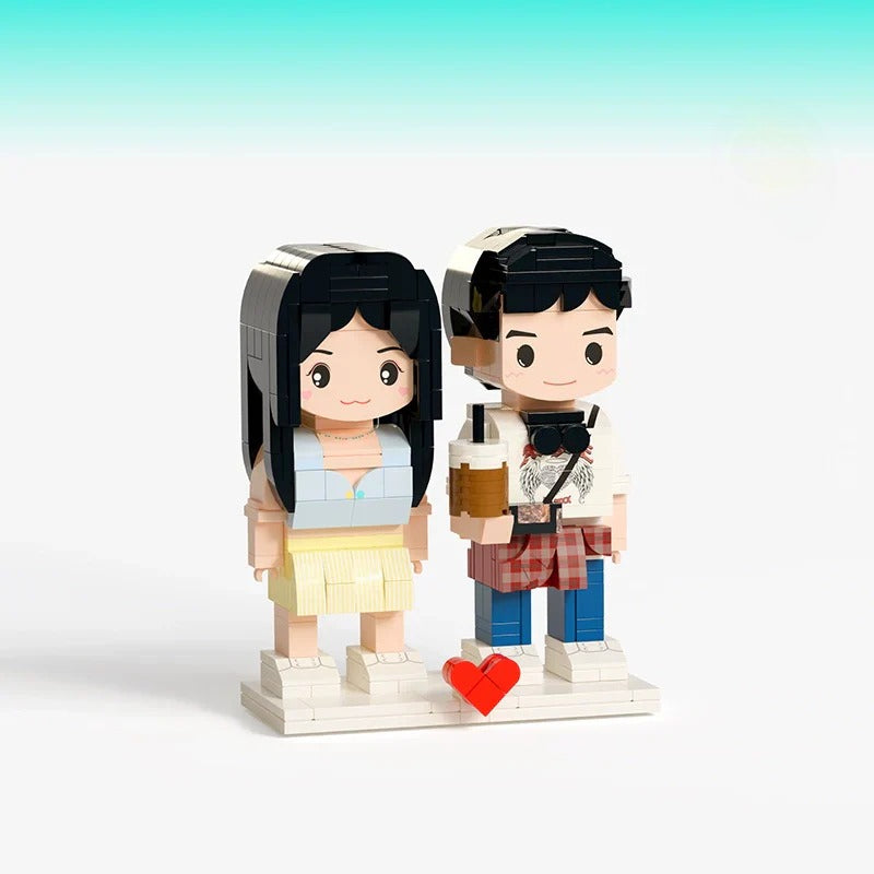 Photo building block doll customization Fangzai photo studio building block gift Qixi Valentine's Day creative gift