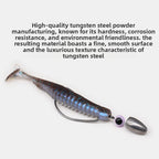 Luya tungsten steel bullet lead drop Dezhou fishing group hollow pipe does not hurt the line far cast anti-bottom tungsten steel lead