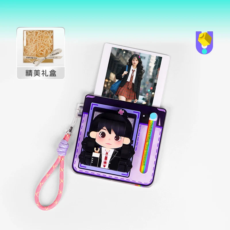 Romantic DIY Refrigerator sticker photo customization building block big head sticker creative birthday gift commemorative day gift