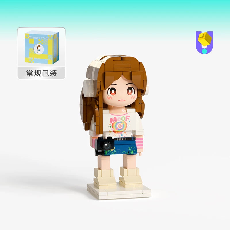 Birthday gift girlfriend photo custom building block portrait DIY figure doll give girl gift
