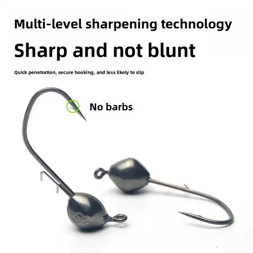 3408‑NP Blunt Steel Stinger, Tungsten Steel Blunt‑Angle Hook, Super‑Smooth Hook Shank, Widened Hook Gap, Reinforced Hook Body, Flat‑Forged