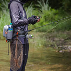 New Luya Bag Multifunctional Waterproof Fanny Pack Fishing Tackle Backpack One Shoulder Crossbody Bag for Anglers