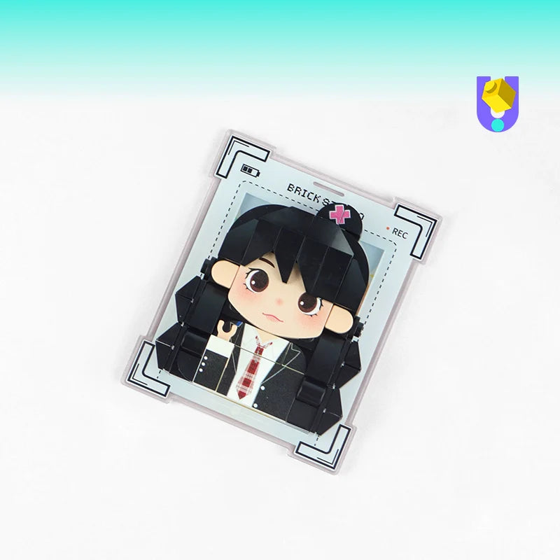 Romantic DIY Refrigerator sticker photo customization building block big head sticker creative birthday gift commemorative day gift