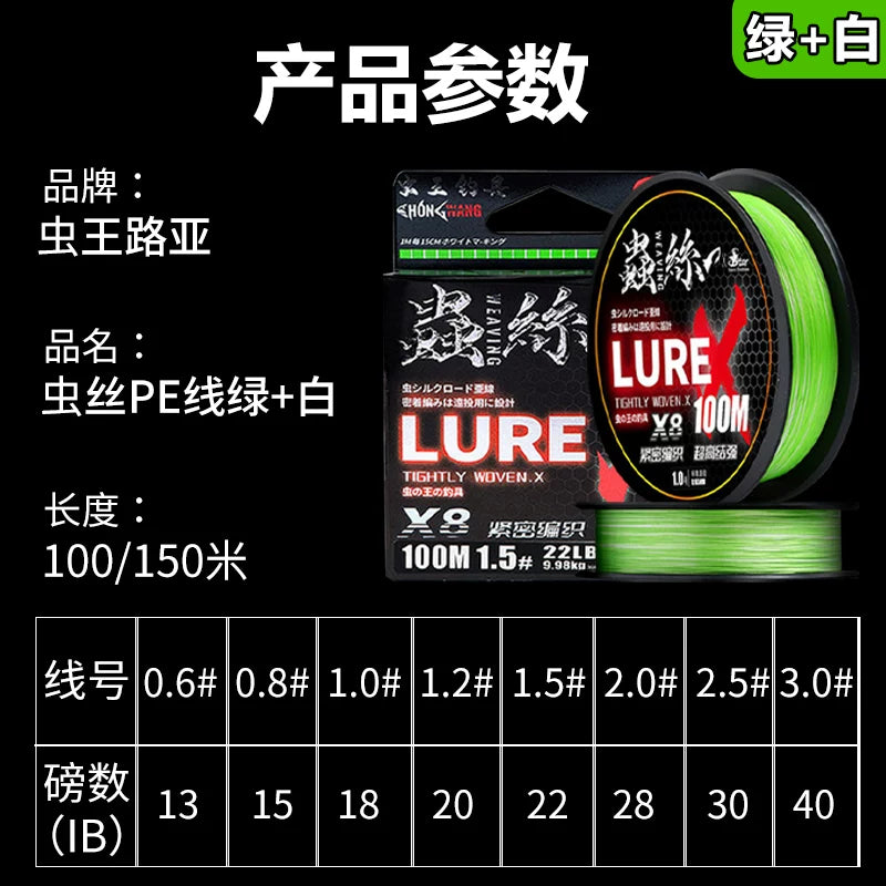 Lucky Lures PE Braided Fishing Line – Ultra-Smooth Long Cast