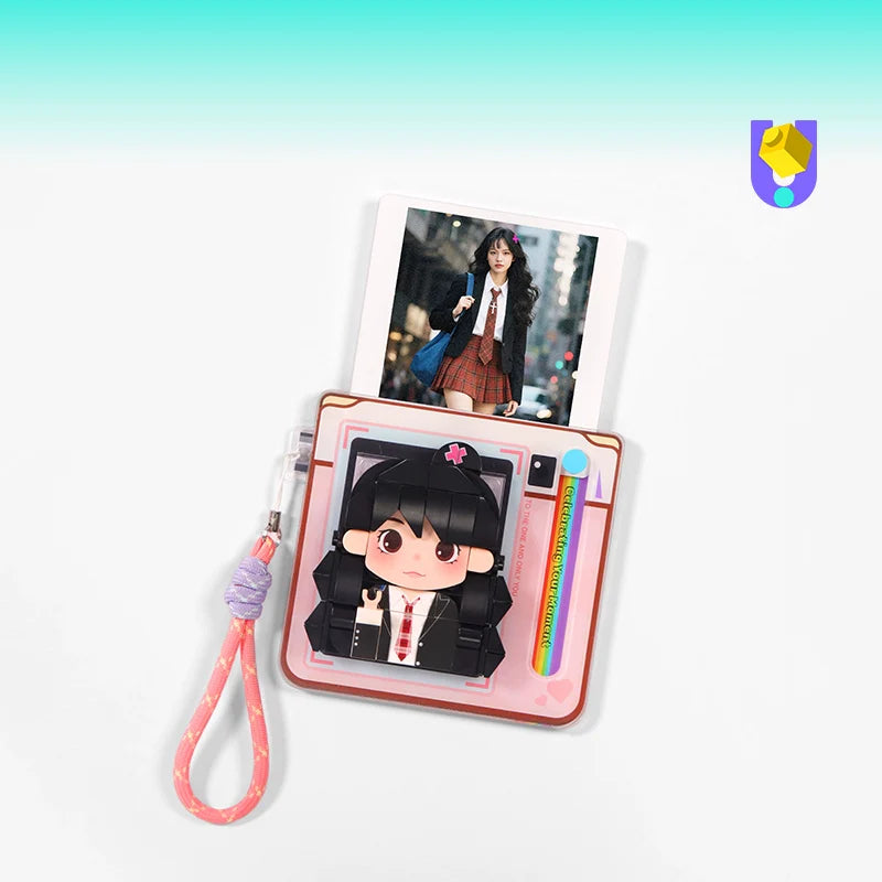 Romantic DIY Refrigerator sticker photo customization building block big head sticker creative birthday gift commemorative day gift