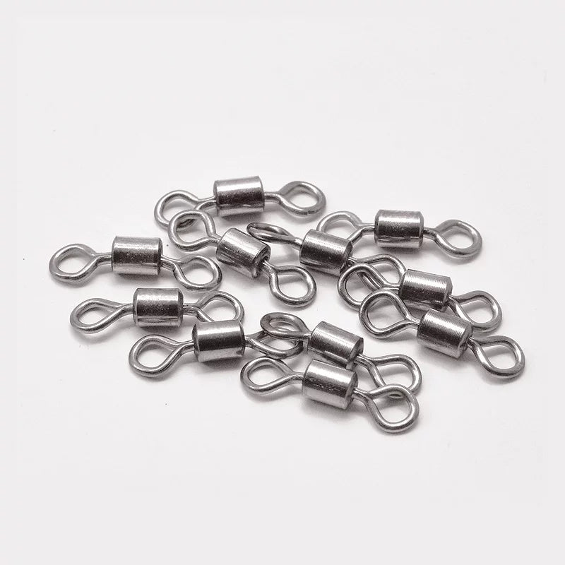 Luya American swivel 8-ring connector sea fishing rotating strong tension fishing accessories