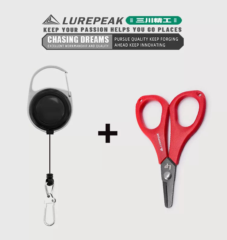 Lucky Lures Titanium Fishing Scissors – PE Line Cutter