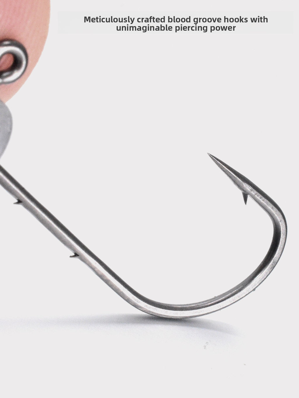 Double‑barb NED Jig Head for Lure Fishing in Black‑pit Ponds, for Bass and Mandarin Fish, Wide Hook Gap, NED Tumbler, Snag‑Resistant