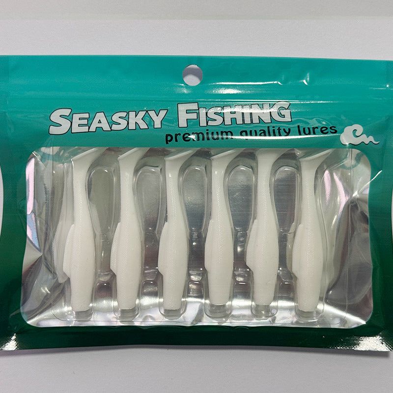 Lucky Lures Floating T-Tail Soft Bait with Jig Head – Texas Rig