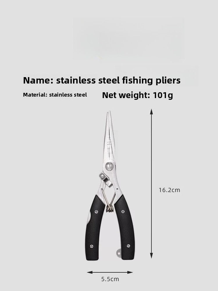 Multifunctional Lure Pliers, Special‑Purpose PE Line Cutter, Hook Remover, Fishing Pliers Scissors, Hook‑Tying Pliers, Fish Gripper