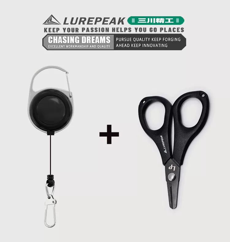 Lucky Lures Titanium Fishing Scissors – PE Line Cutter