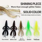 Frogman Ballet Shrimp Floating Shrimp Bait Obstruction Shrimp Type Soft Bug Fishing Bass Mandarin Fish Inverted Fishing Lead Head Hook Ned Shrimp