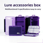 Ns lure accessories storage box double-sided pin box fishhook box fake bait box sequin lead head hook box special portable