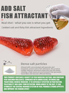 Thread‑tailed Soft Lures, Jig Heads, Drop Shot Rigs, Texas Rigs, for Bass, Mandarin Fish, Topmouth Culter, Spiral Soft Worm Lure Fishing Baits