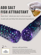Floating Stick‑Bait Neko Drop‑Shot Rig, Salt‑Infused Strong Scent Lure for Black‑Bass and Mandarin Fish in Commercial Fishing Ponds, Soft Plastic Worm Lure for Lure Fishing