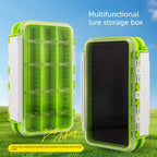 Luya waterproof bait box multi-functional storage box double-sided micro-object fake bait box lead head hook accessories bait box