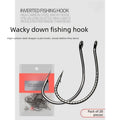 800‑3 Reinforced Drop‑Shot Hook, Wacky Hook, Long‑Shank Hook for Minnow‑Style Lures, Micro‑Fishing‑Specific Dragon‑Scale Hook, Bass & Perch Soft‑Bait Hook