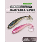 Thread‑tailed Soft Lures, Jig Heads, Drop Shot Rigs, Texas Rigs, for Bass, Mandarin Fish, Topmouth Culter, Spiral Soft Worm Lure Fishing Baits